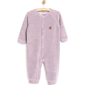 Kız Kadife Patiksiz Tulum Kız Bebek