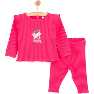 Basic Kız Kaşkorse Bluz-Tayt Takım Kız Bebek
