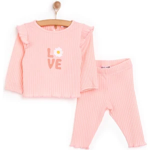 Basic Kız Kaşkorse Bluz-Tayt Takım Kız Bebek