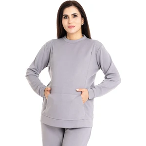 Baby Mom Emzirme Özellikli Hamile Sweatshirt Anne Giyim