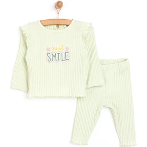 Basic Kız Kaşkorse Bluz-Tayt Takım Kız Bebek