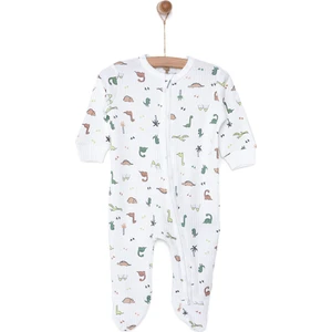 Yenidoğan Erkek Patikli Tulum Erkek Bebek