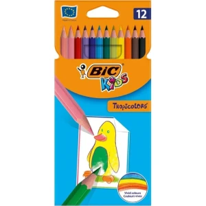 Kids Tropicolor 12 Renk Kuru Boya Kalemi