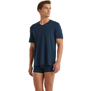 BLACKSPADE 9308 ERKEK SİLVER V YAKA KISA KOL LACİVERT T-SHİRT