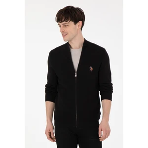 U.S. Polo Assn. Erkek Siyah Hırka (Triko) 50288871-VR046