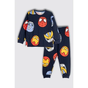 Süper Kahramanlar Desenli %100 Pamuk Çocuk Pijama Takımı