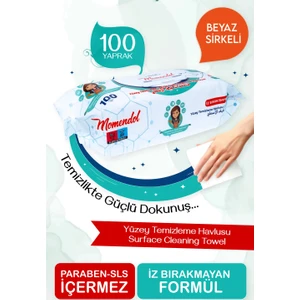 Easy Clean Beyaz Sirke Katkılı Yüzey Temizlik Havlusu 100 Adet