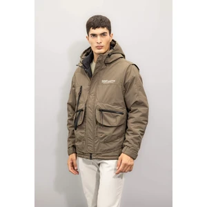 Regular Fit Mont Kapüşonlu Fermuarlı Çıtçıt Kapamalı Cepl C7309AX24AU