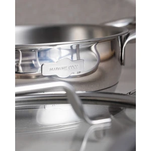 Madame Coco Luna 6 Parça Sahan Seti - Çelik - 16-18-20 cm