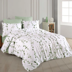 %100 Pamuk Pibadi Çift Kişilik Lastikli Nevresim Takımı Hava Geçirgen