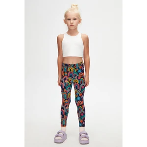 Brave & Happy Kız Çocuk Yazlık Desenli Tayt