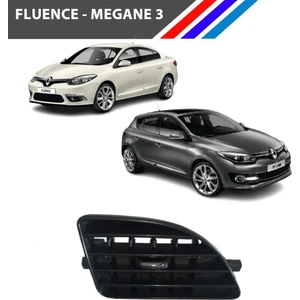 Fluence - Megane 3 Havalandırma Izgarası Sol Köşe Yan Krom Uçlu 687616094R