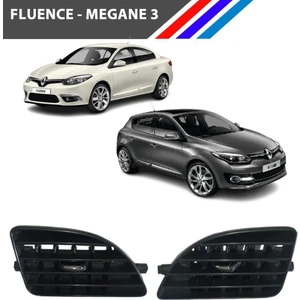 Fluence - Megane 3 Havalandırma Izgarası Köşe Yan Krom Uçlu Sol Sağ Takım 687616094R
