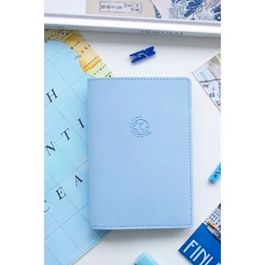 Matt Notebook Pasaport Kılıfı Mavi