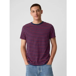 Erkek Kırmızı Everyday Soft Çizgili T-Shirt