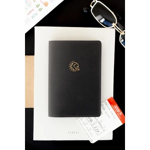 Matt Notebook Pasaport Kılıfı Siyah