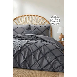 Evlen Home Collection Pamuklu Aimar Yatak Örtüsü Takımı Tek Kişilik Günlük Çift Taraflı Boho 2 Parça Elyaf Dolgulu