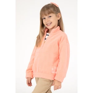U.S. Polo Assn. Kız Çocuk Somon Sweatshirt 50298983-VR047