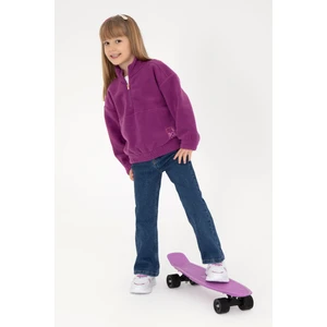 U.S. Polo Assn. Kız Çocuk Mavi Pantolon (Jean) 50298528-Dn0022