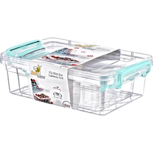 Bee Home 3'lü Midi Box Saklama Seti - Büyük Boy 1027AK265