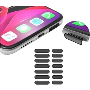 Emre Bilişim 7 Takım 14 Adet Cep Telefonu Hoparlörü Için Toz Önleyici Sticker-Telefon Hoparlör Koruyucu 1.6 Cm-2.2 cm