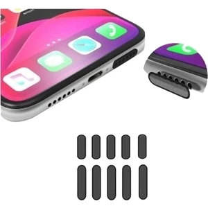 Emre Bilişim 5 Takım 10 Adet Cep Telefonu Hoparlörü Için Toz Önleyici Sticker-Telefon Hoparlör Koruyucu 1.6 Cm-2.2 cm