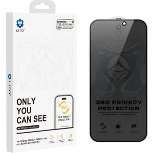 D+ Ultra 360° Privacy Full Glass 15 Pro Ekran Koruyucu