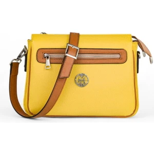 Bilik Deri  Sarı Rölax/camel Kadın Çapraz Askılı Çanta Dlr 117