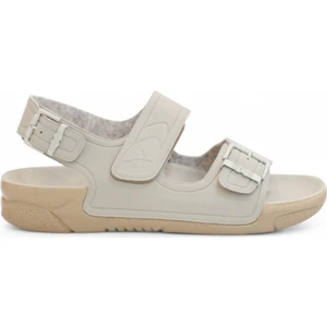 2100-1200-4 Tam Anatomik Unisex Hac ve Umre Için Dikişsiz Sandalet - NKT02100-BEJ-38