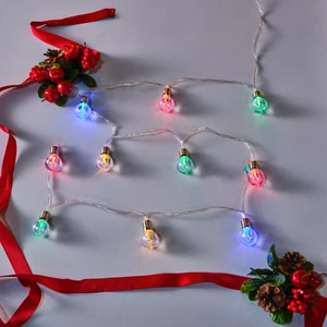 New Year Yılbaşı Ampullü LED Şerit 2 Metre