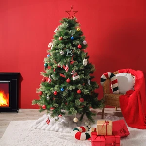 New Year Yılbaşı Çam Ağacı Yeşil 1680 Dal 180 cm