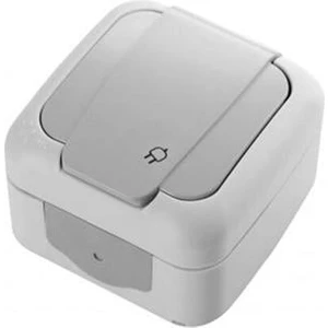 Palmiye Topraklı Priz Sıva Üstü