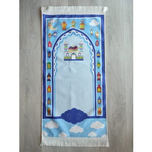 Kale Promosyon Dijital Baskılı pembe, mavi çocuk Seccadesi 40 x 90  cm