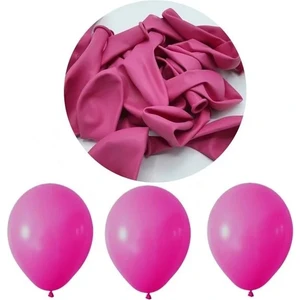 Deniz Party Store Pastel Fuşya Late x  Balon 12 Inç 10 Adet