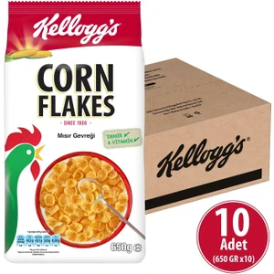 Corn Flakes Kahvaltılık Mısır Gevreği 650 gr x 10 Adet