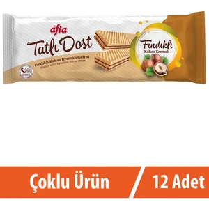 Tatlı Dost Fındıklı Kakao Kremalı Gofret 12X140 gr