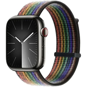 Apple Watch 5 6 7 8 9 10 Uyumlu 44 45 46 49MM Kumaş Hasır Cırtlı Kordon