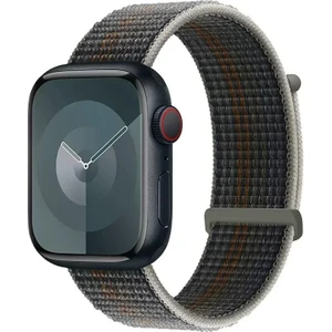 Apple Watch 5 6 7 8 9 10 Uyumlu 44 45 46 49MM Kumaş Hasır Cırtlı Kordon