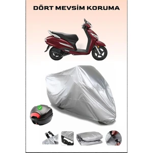 Honda Activa 125 Arka Çanta Uyumlu Motosiklet Branda Su Geçirmez Dayanıklı Kumaş