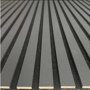 Vera Dekor 60 x 275 Antrasitgri Akustik Panel / 4 mm Keçe / 9 mm Çıta