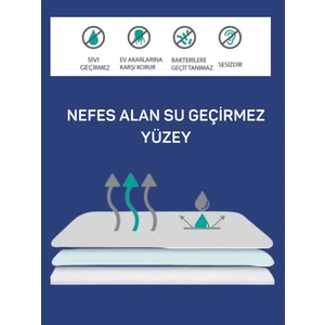 Dejavu Teks Çift Kişilik Beyaz/gri Kareli Yorgan Seti Battaniye - Yorgan ve Çarşaf Takımı