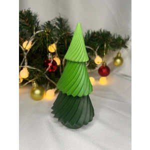 Love Candle Dekor Çam Ağacı Biblo, Yılbaşı Biblo Dekorasyon, Yılbaşı Süsleme, Yeni Yıl Temalı Biblo