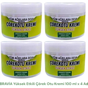 Medikal Ecza Marketi Yüksek Etkili Çörek Otu Kremi 100 ml x 4 Adet