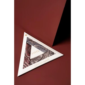 Kadın Etnik Desen Soft Eşarp Paketi (Vizon-Lacivert Vizon-Bordo)