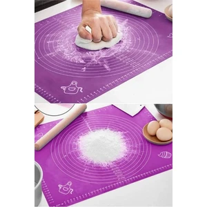 Silikon Mutfak Hamur Açma Şekillendirme Ve Yoğurma Matı (60*45 Cm)