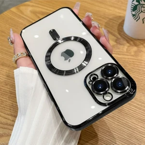Apple iPhone 16 Pro Max Kılıf Kamera Korumalı Magsafe Wireless Şarj Özellikli Zore Demre Kapak