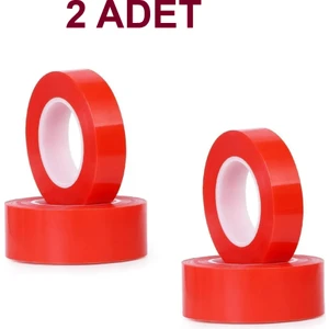 Çift Taraflı Şeffaf Silikonlu Bant 2 Adet 2 Metre