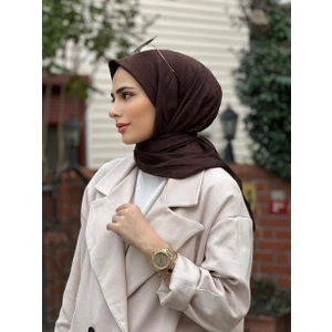 Bambu Kraş Eşarp (Tesettür Giyim, %100 Pamuk, Hafif, Rahat, Şık, Yüksek Kalite, Uygun Fiyat, Hijab, Shawl, Scarf, Lux, Original)