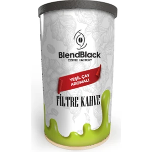 Yeşil Çay Aromalı Filtre Kahve Teneke Kutu 250 gr