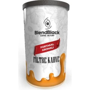 Portakal Aromalı Filtre Kahve Teneke Kutu 250 gr